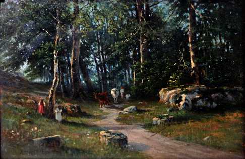 В лесу