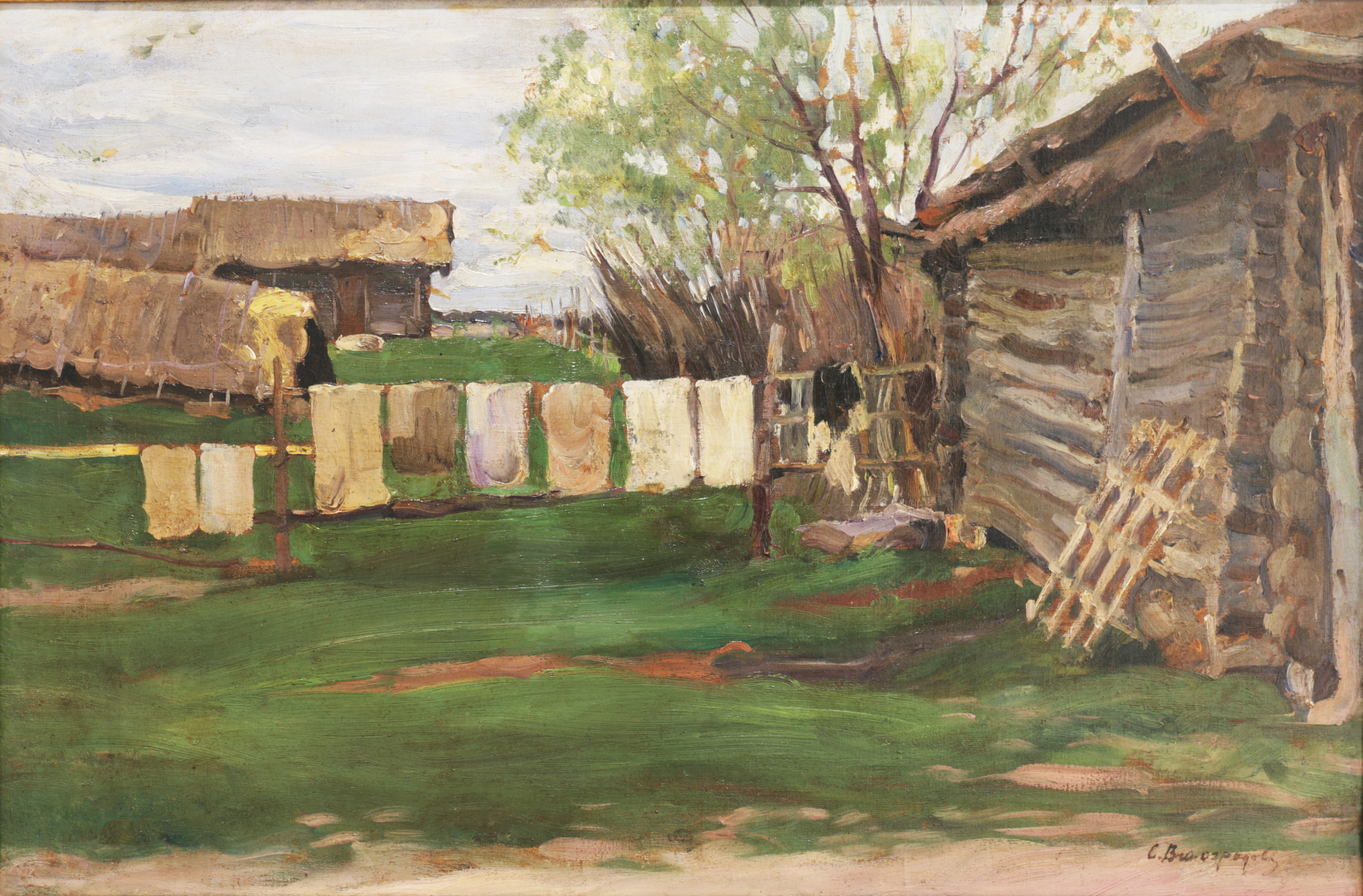 В деревне