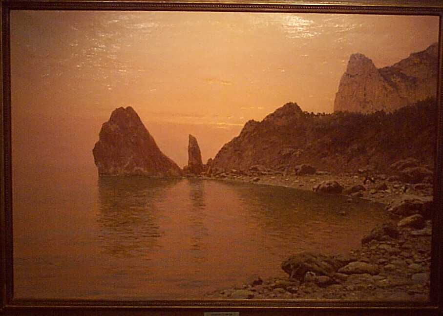 Морской пейзаж. (В окрестностях Алупки.)