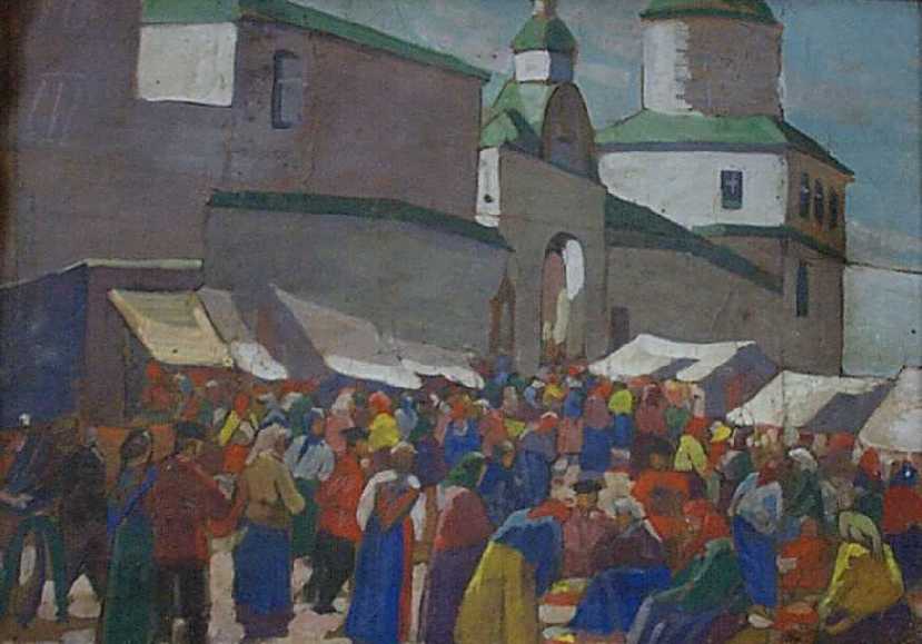 Рынок у монастыря