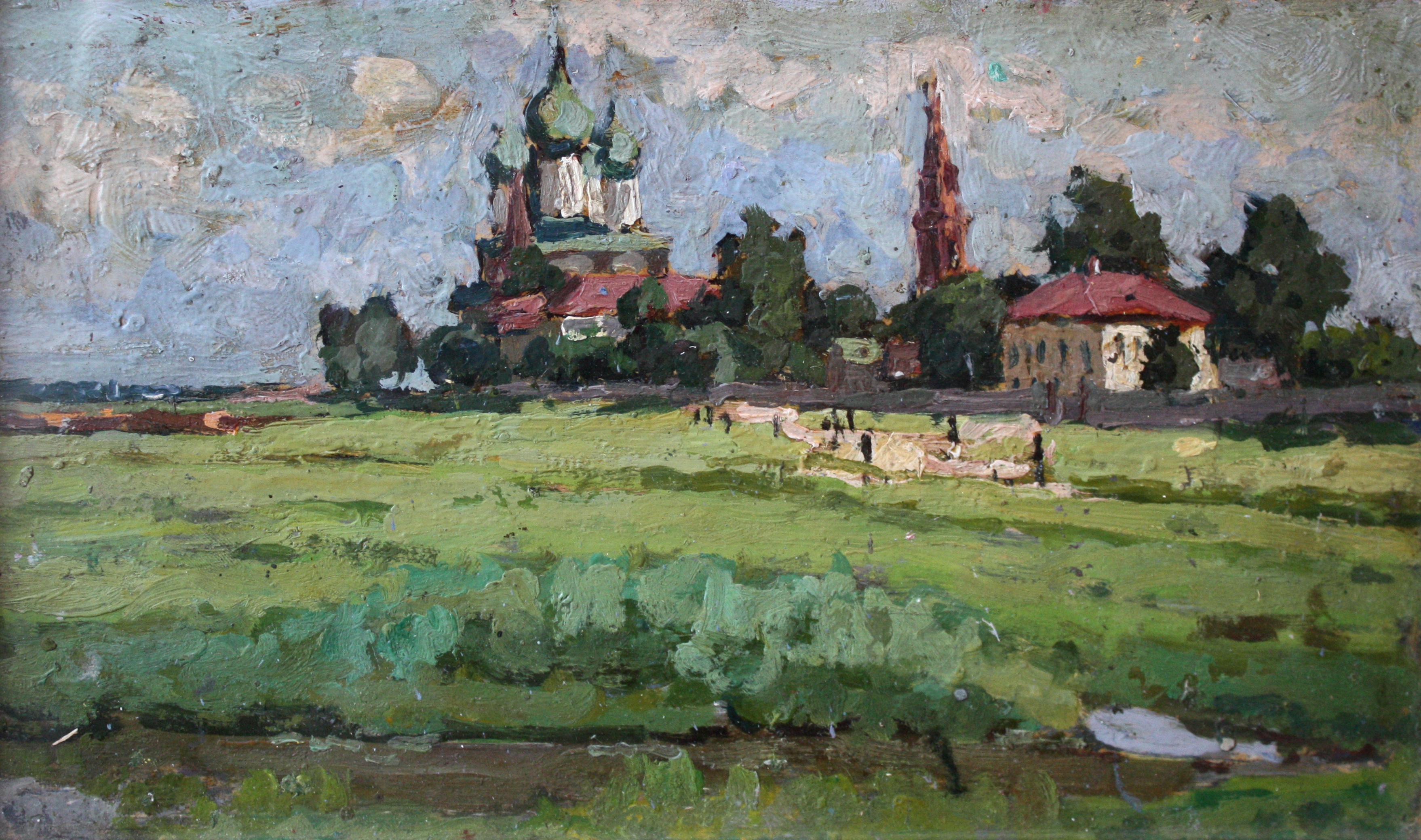 Этюд. Село Никольское. Ярославль
