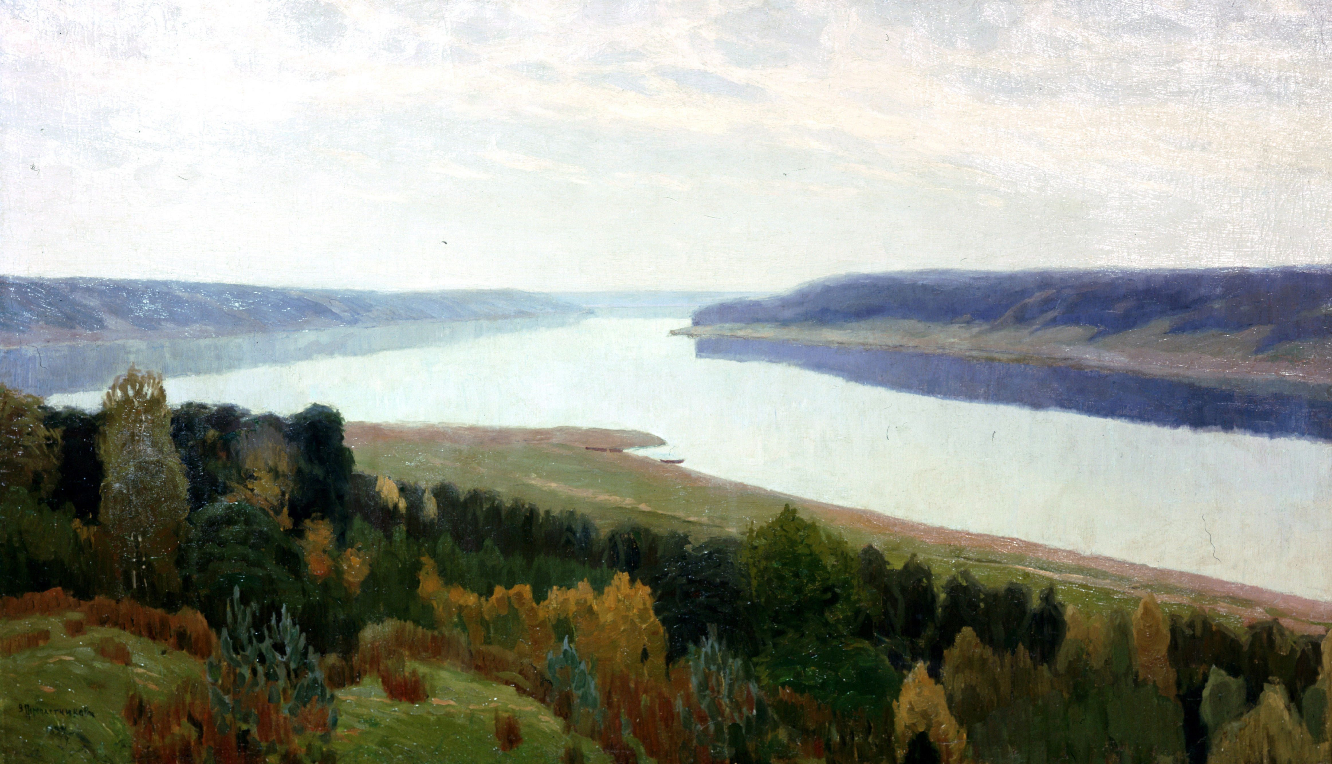 Пейзаж с рекой