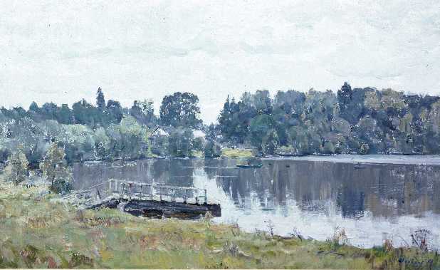 Тишина на озере.