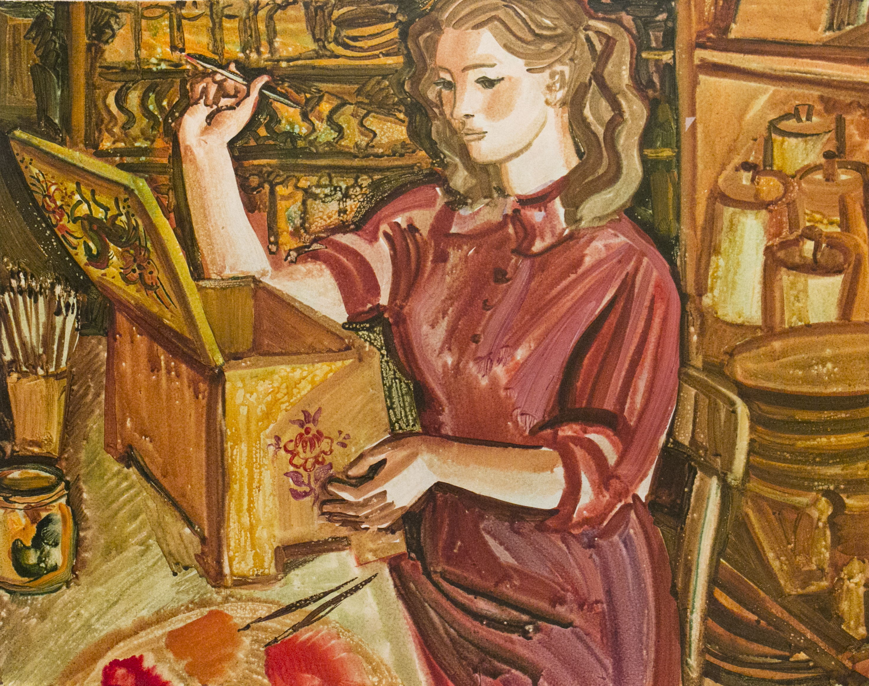 Художница.