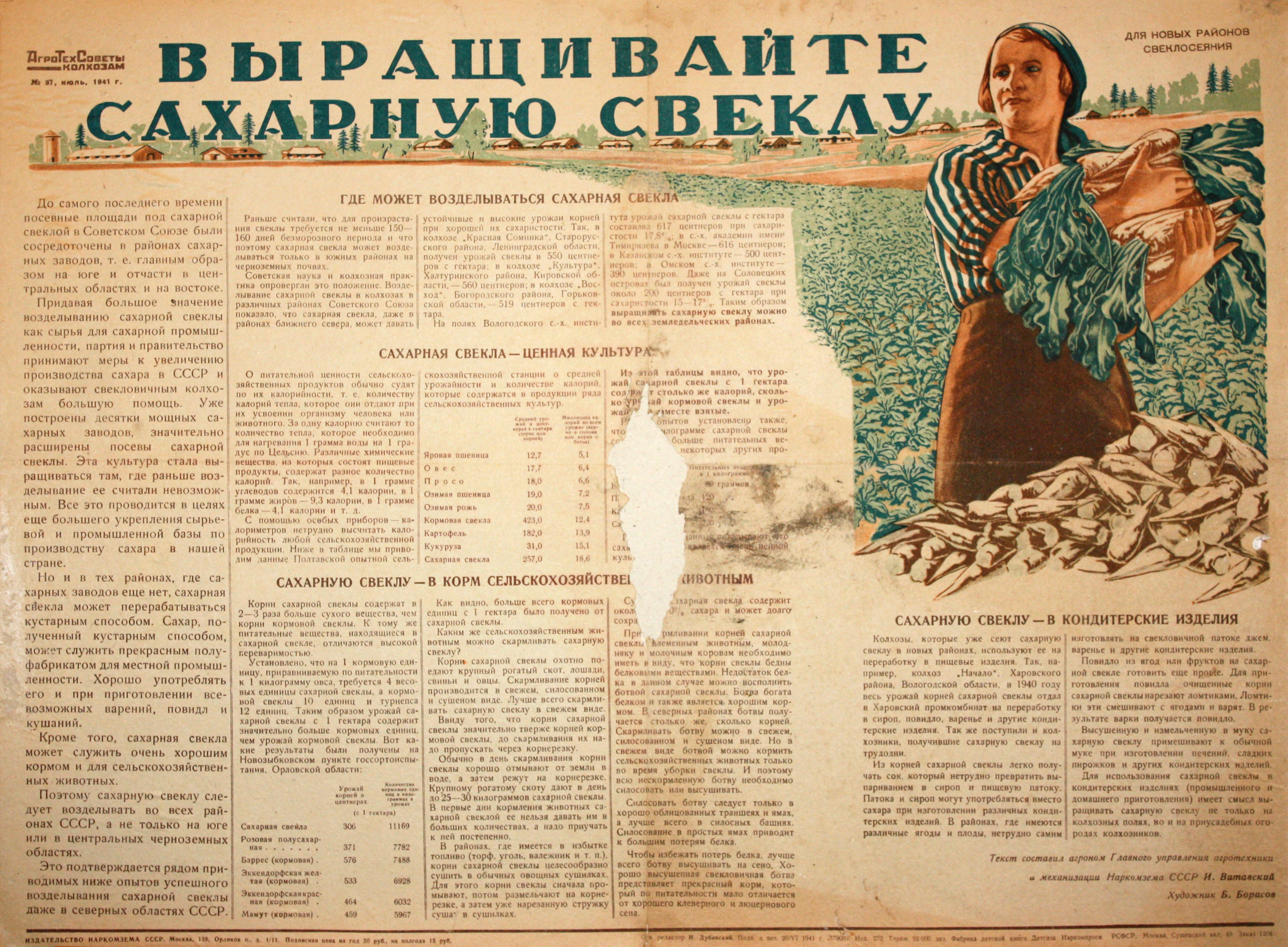 Выращивайте сахарную свеклу. № 87, июль.