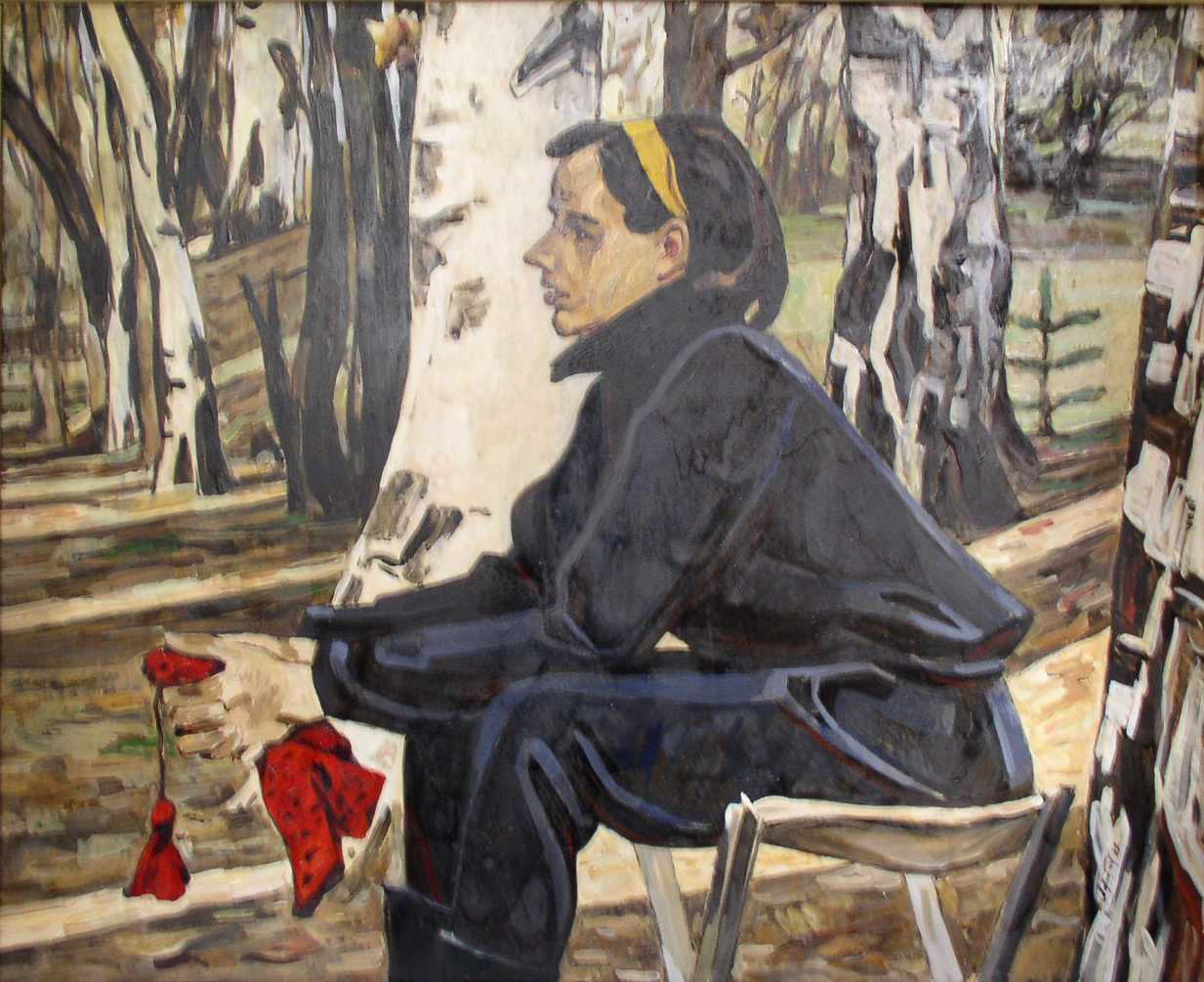 У пионерского костра. Таня.