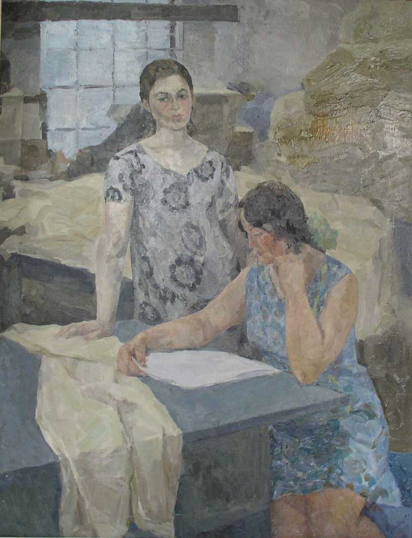 В товарно-браковочном цехе.