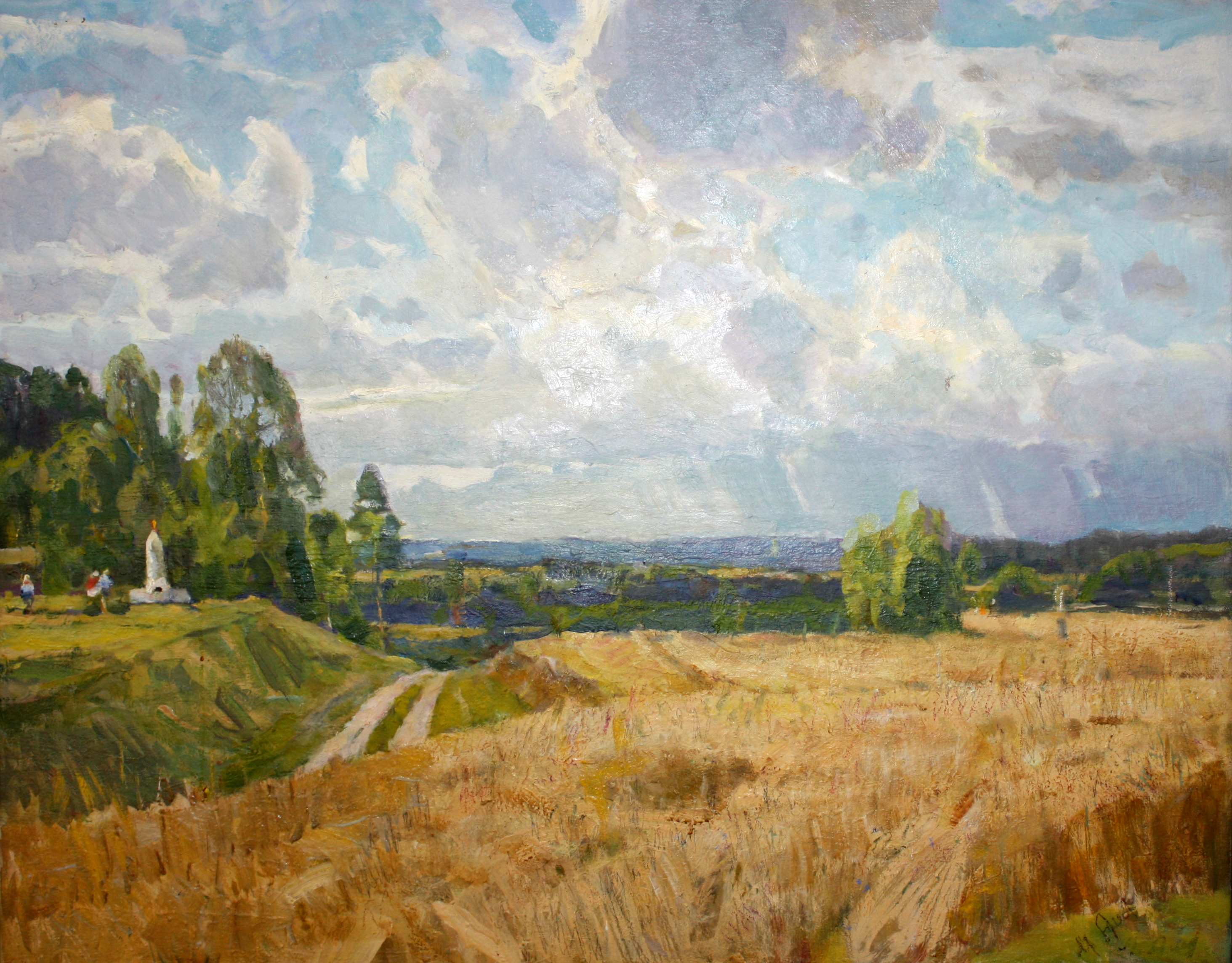 Картина. Русское поле.