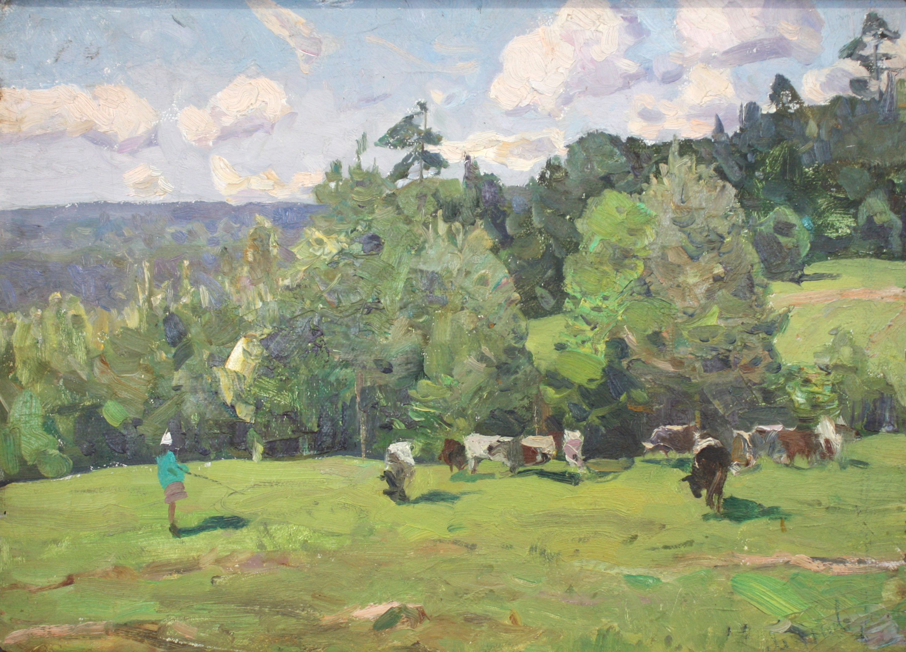 Картина. Летний день.