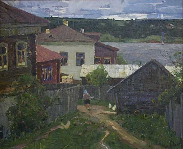 Дворик в Плесе.