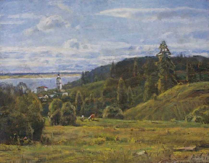 На холмах Плеса.