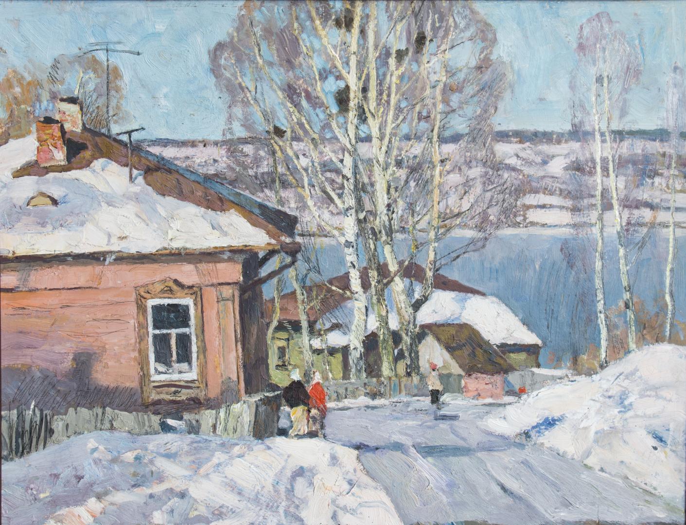 Плес в марте.