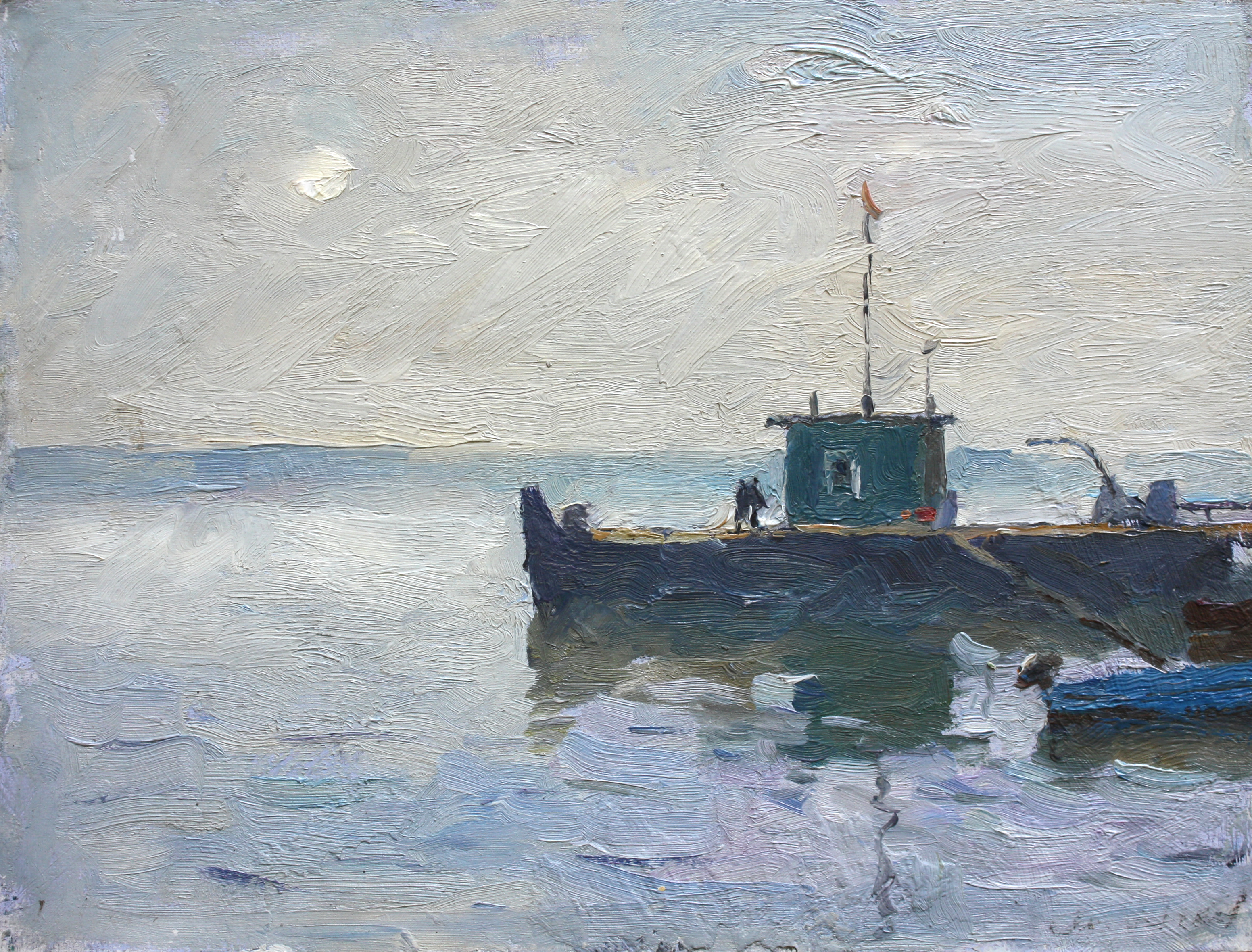 Плес. Раннее утро. ( На заре.)