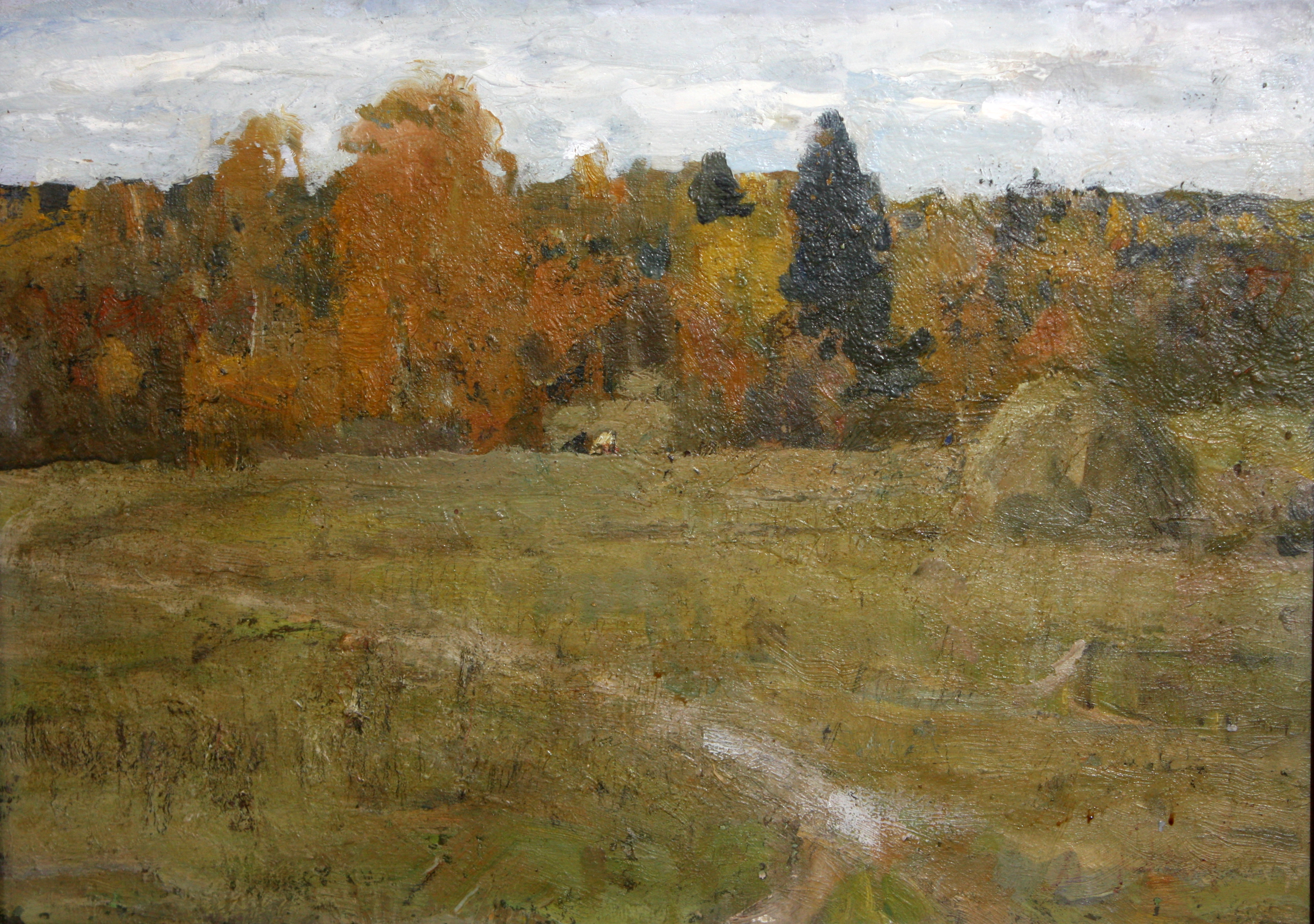 Картина. Дорога в Дьяково.