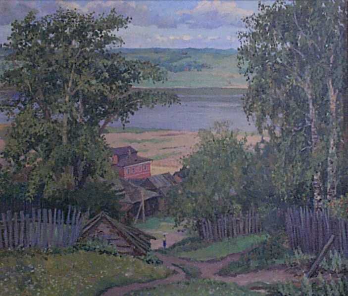 Спуск с горы Левитана.