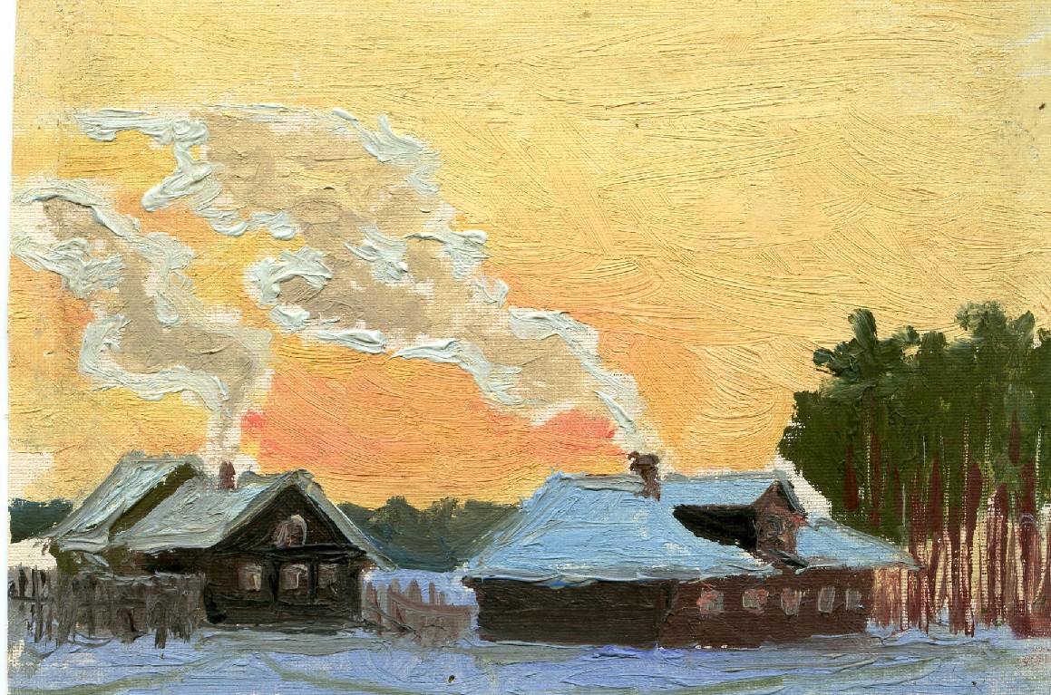 Морозный день