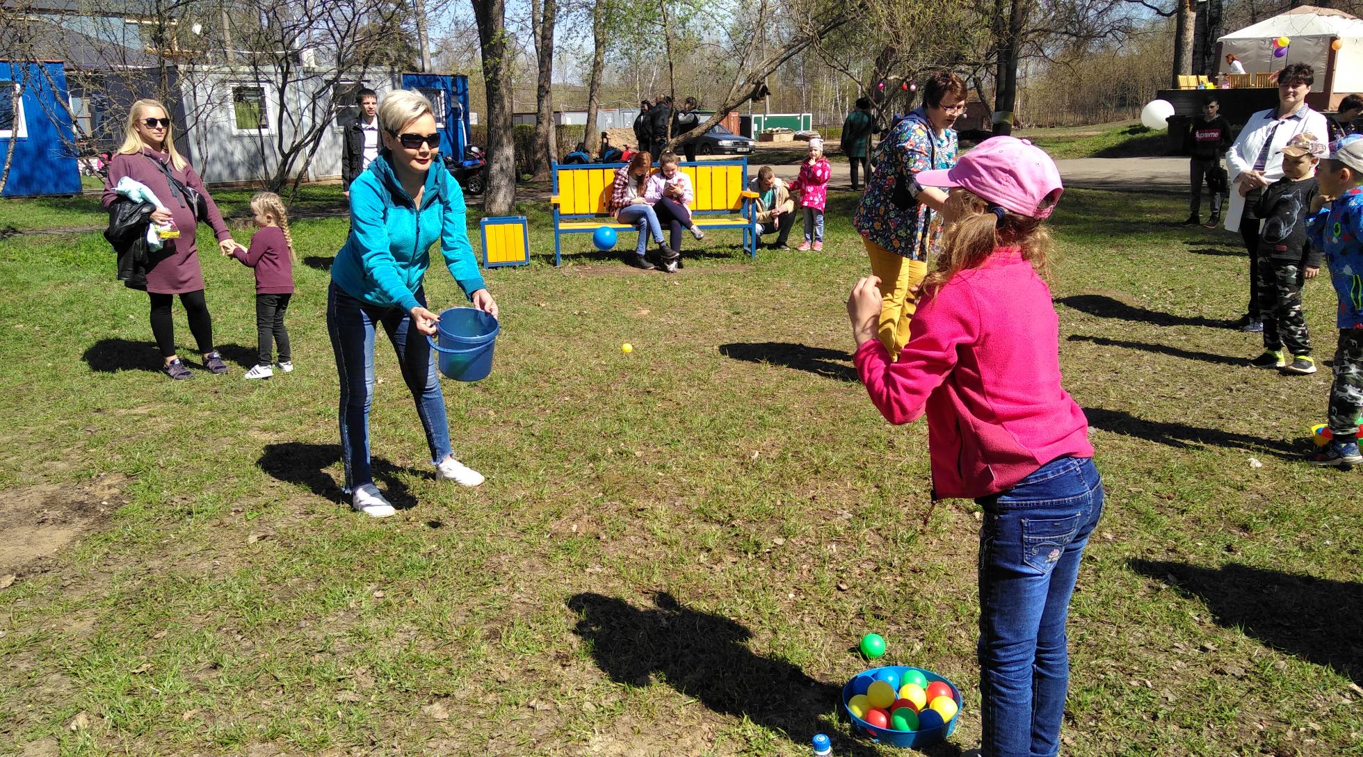 Детские пасхальные игры прошли в Плесе