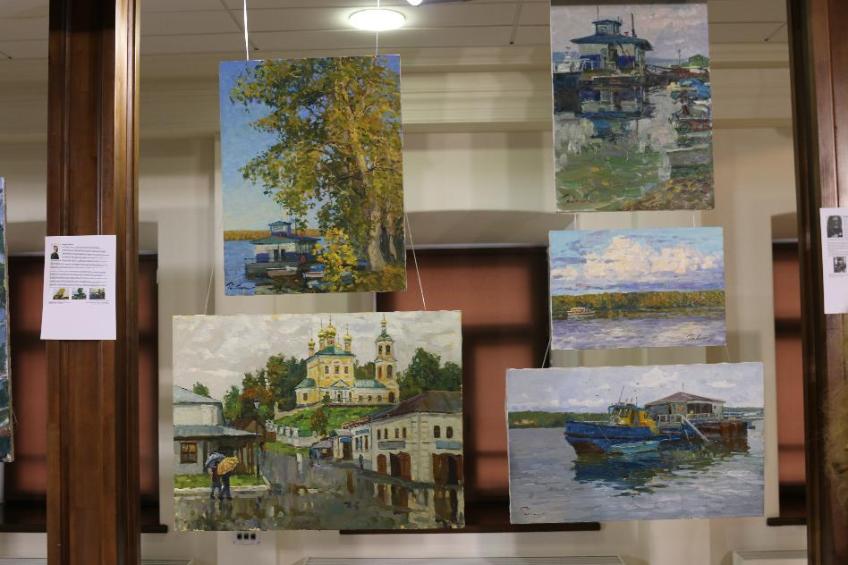 Итоговая выставка VIII Международного пленэра \"Зеленый шум 2019. Россия - Испания\"