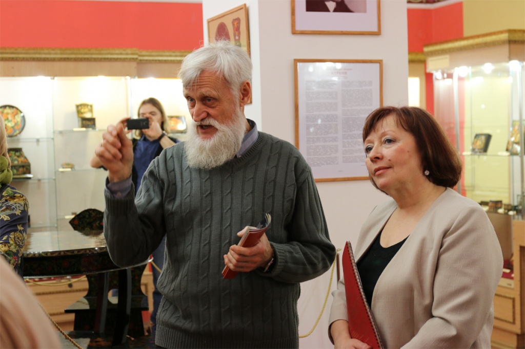 Юбилейная выставка палехского художника лаковой миниатюры А.М. Куркина