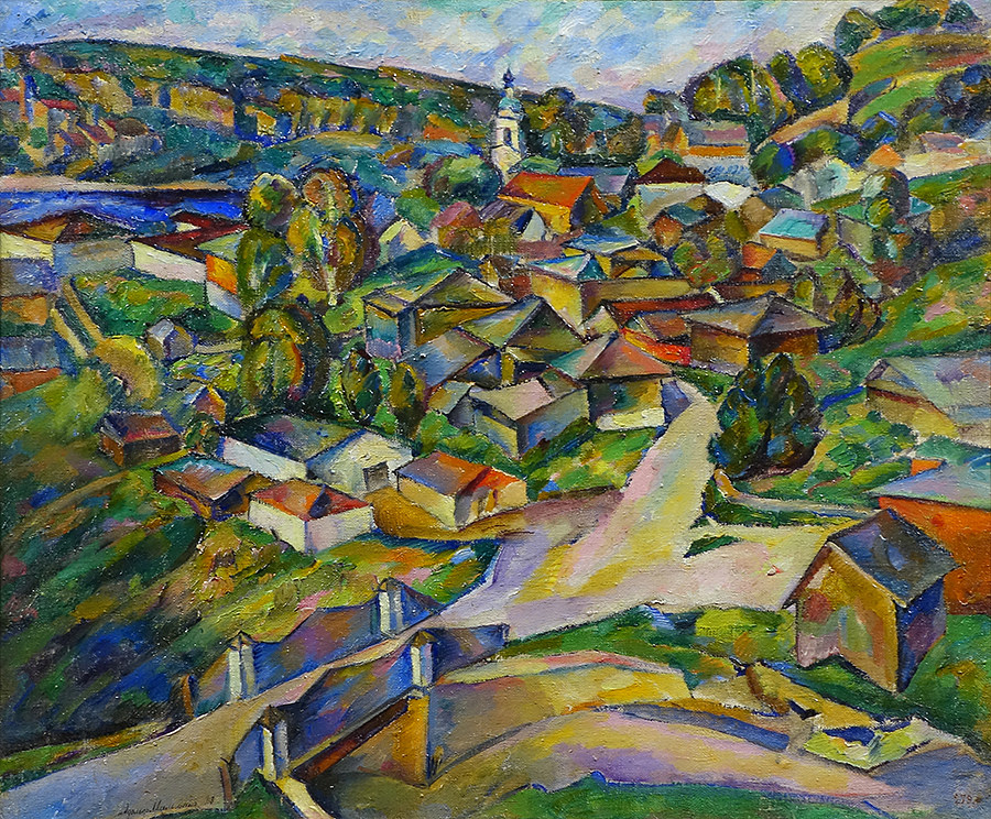 Адольф Мильман. Плёс на Волге. 1913 г. Ярославский худ. музей .jpg Адольф Мильман. Плёс на Волге. 1913 г. Ярославский худ. музей .jpg