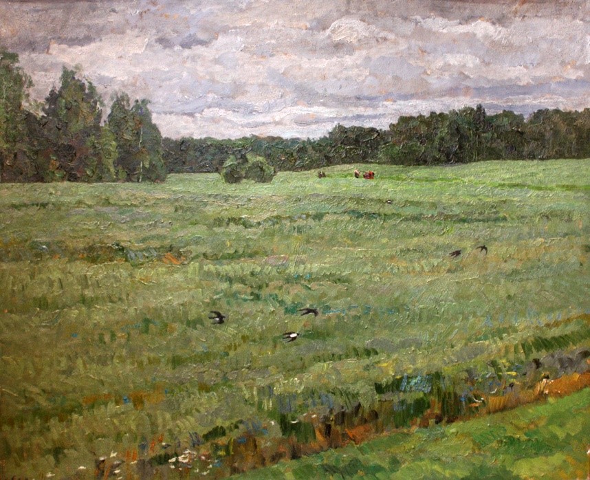 В. В. Родионов. Овсяное поле. 1978, картон, масло, 87х105 Плесский музей-заповедник.jpg В. В. Родионов. Овсяное поле. 1978, картон, масло, 87х105 Плесский музей-заповедник.jpg