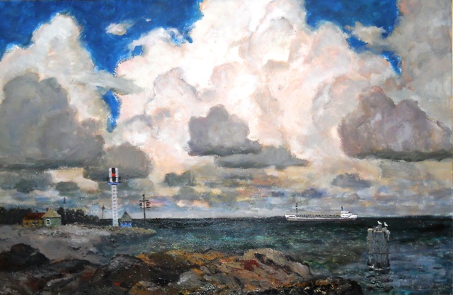 Богомолец Л.К. Онежское озеро. 1980, х.м. art-27.jpg