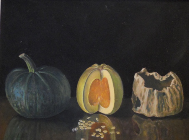 Поюров В.С. Три тыквы. 1980-е, х.м. art-22.jpg