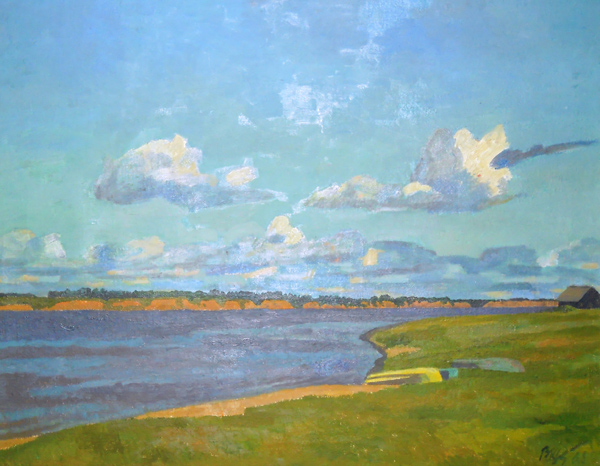 Щербаков Б.В. Волга в ветреный день. 1983, х.м. stat-40-02.jpg